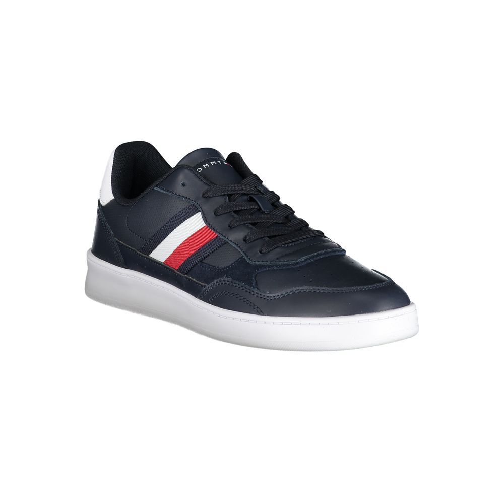Blue Polyester Sneaker