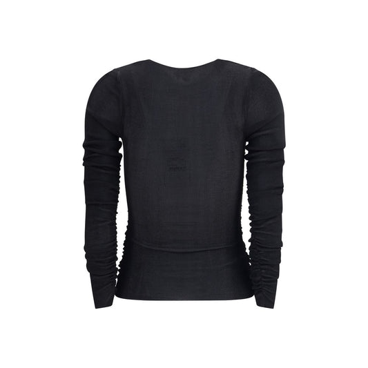 Black Viscose Top
