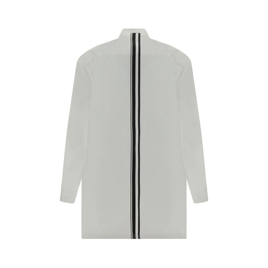 White Cotton Pattern Shirt