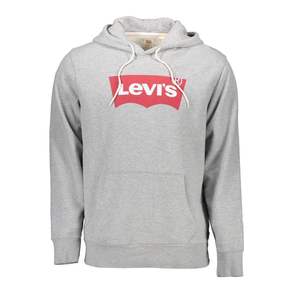 Gray Cotton Men Sweater