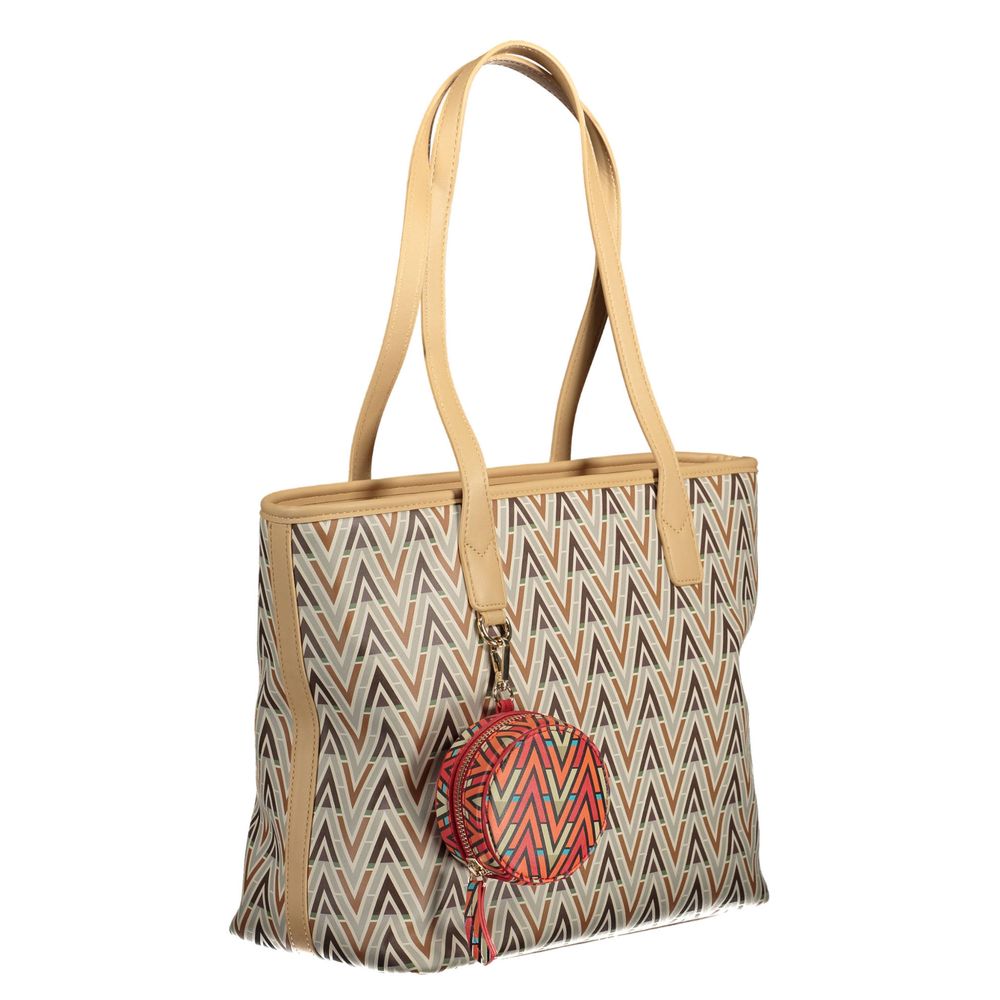 Beige Polyethylene Handbag