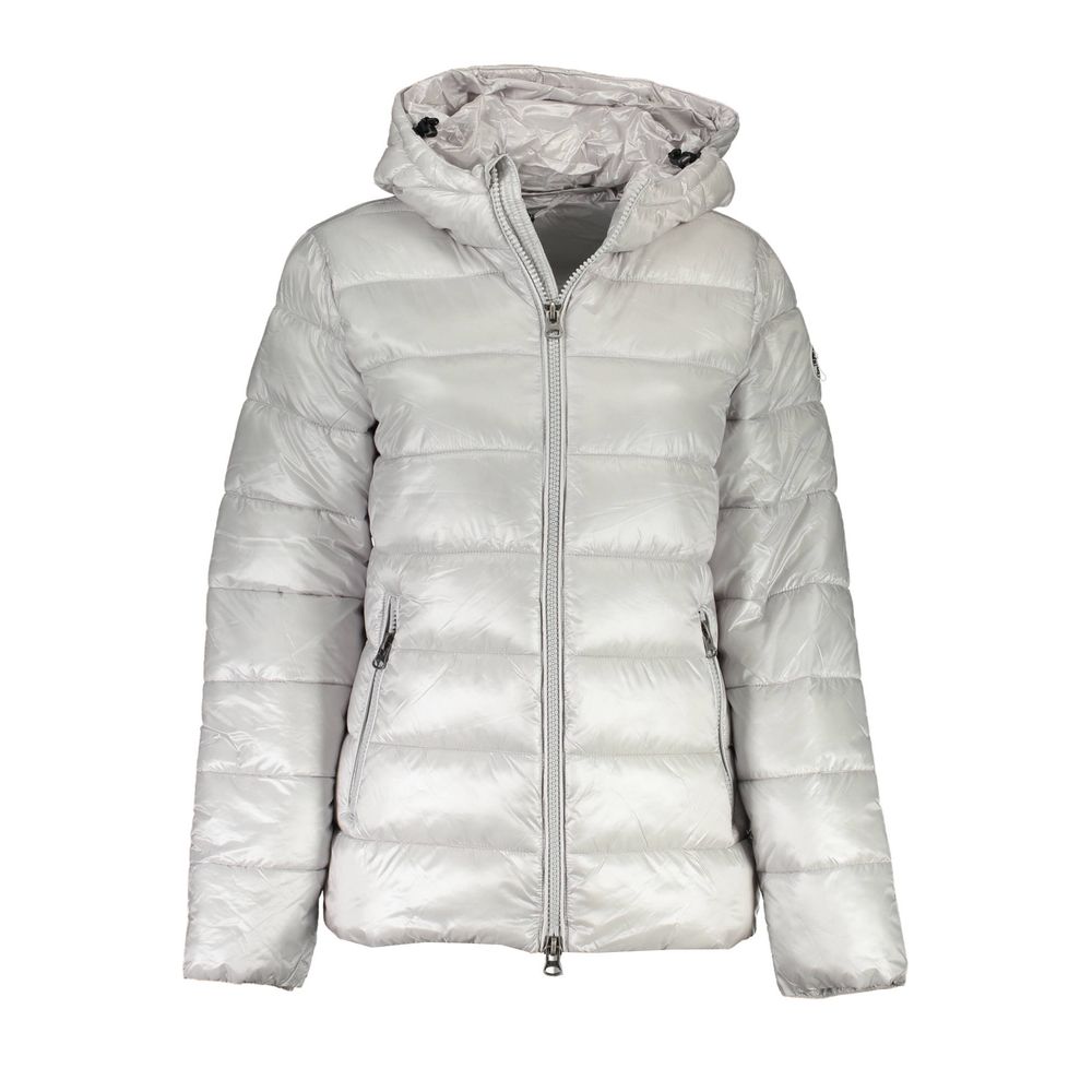 Gray Polyamide Jackets & Coat