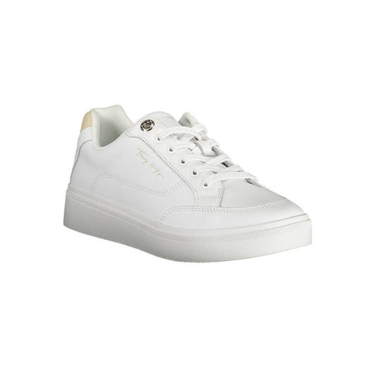 White Leather Women Sneaker