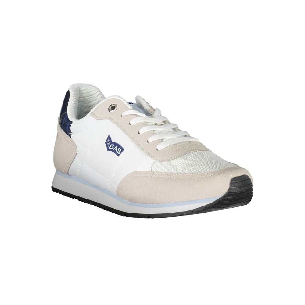 White Polyester Sneaker