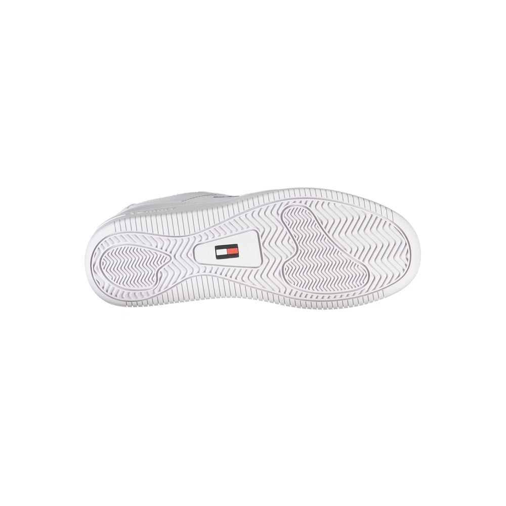 White Polyester Sneaker