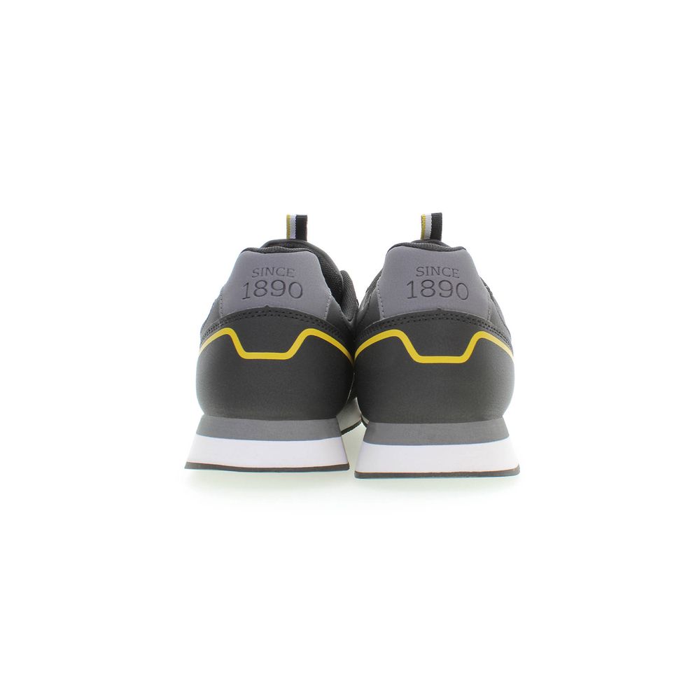 Black Polyester Sneaker