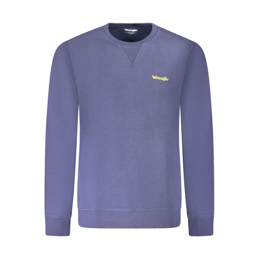 Blue Cotton Men Sweater
