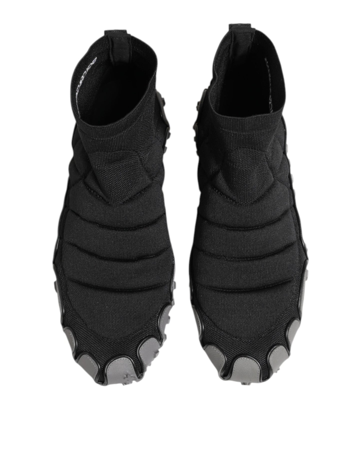 Black Slip On Ankle Sock Sneakers Shoes