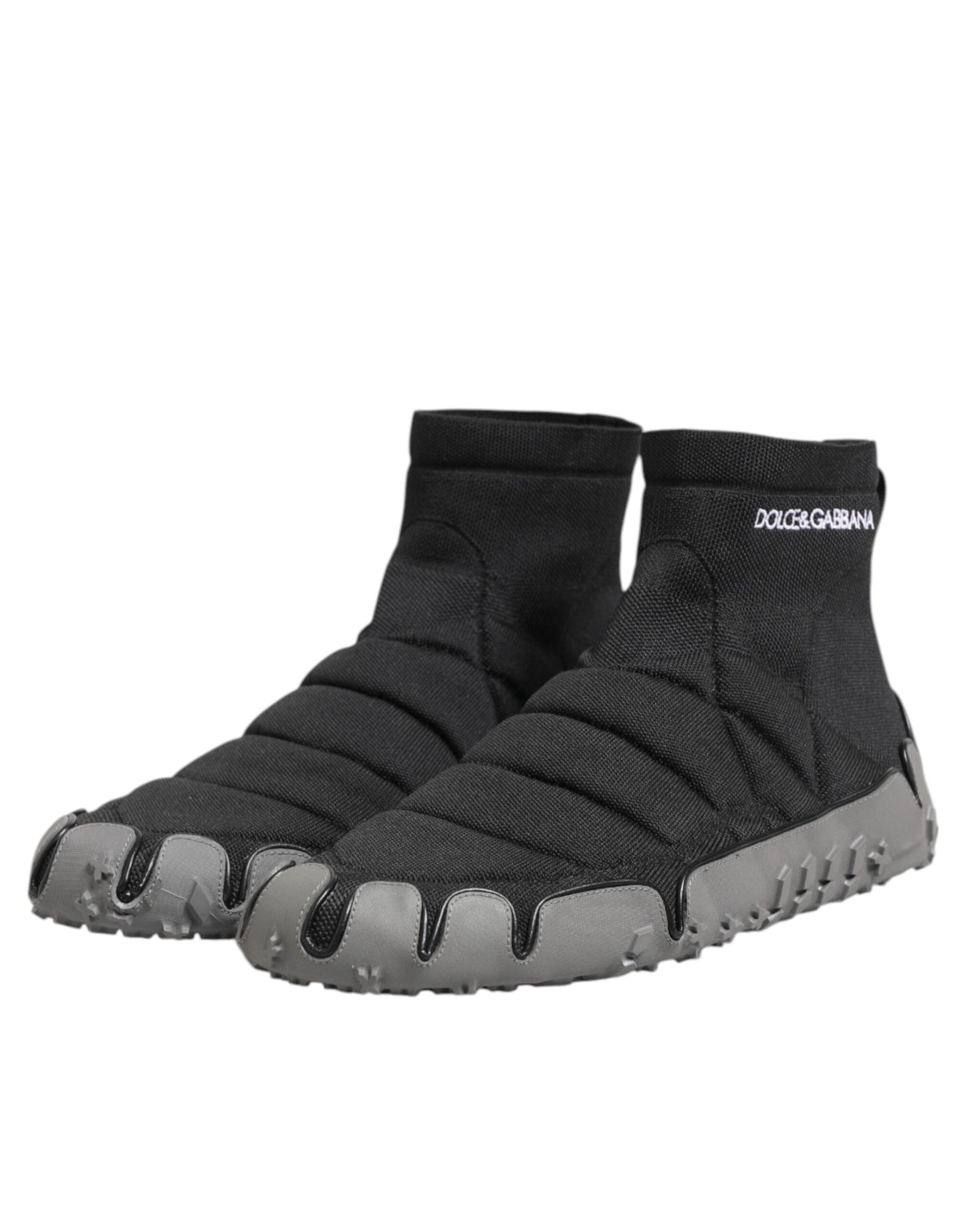 Black Slip On Ankle Sock Sneakers Shoes