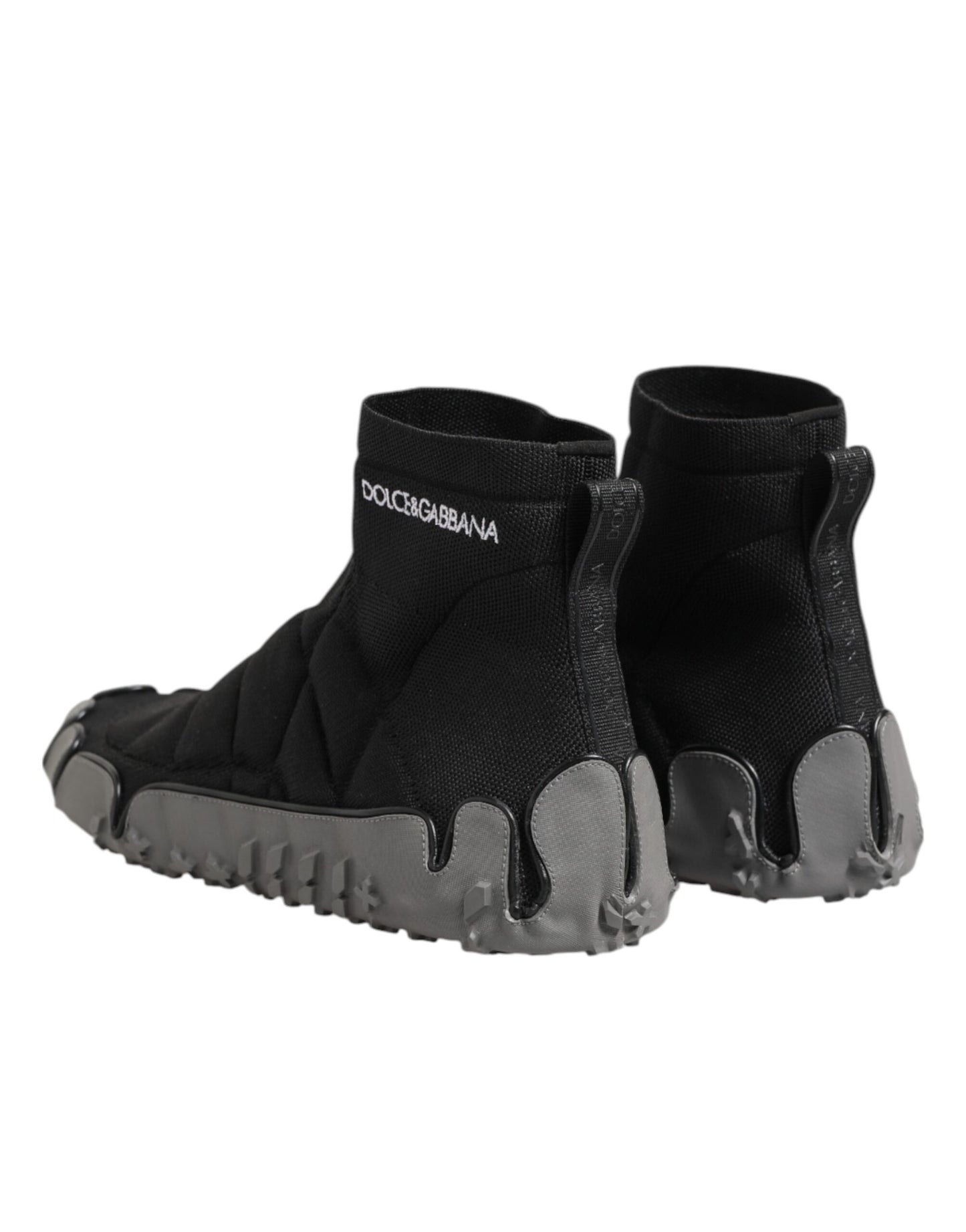 Black Slip On Ankle Sock Sneakers Shoes