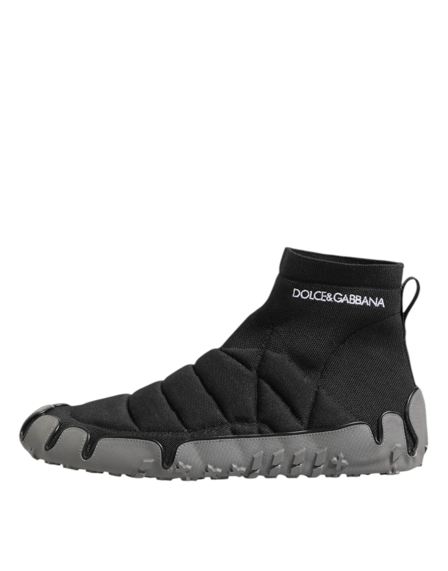 Black Slip On Ankle Sock Sneakers Shoes
