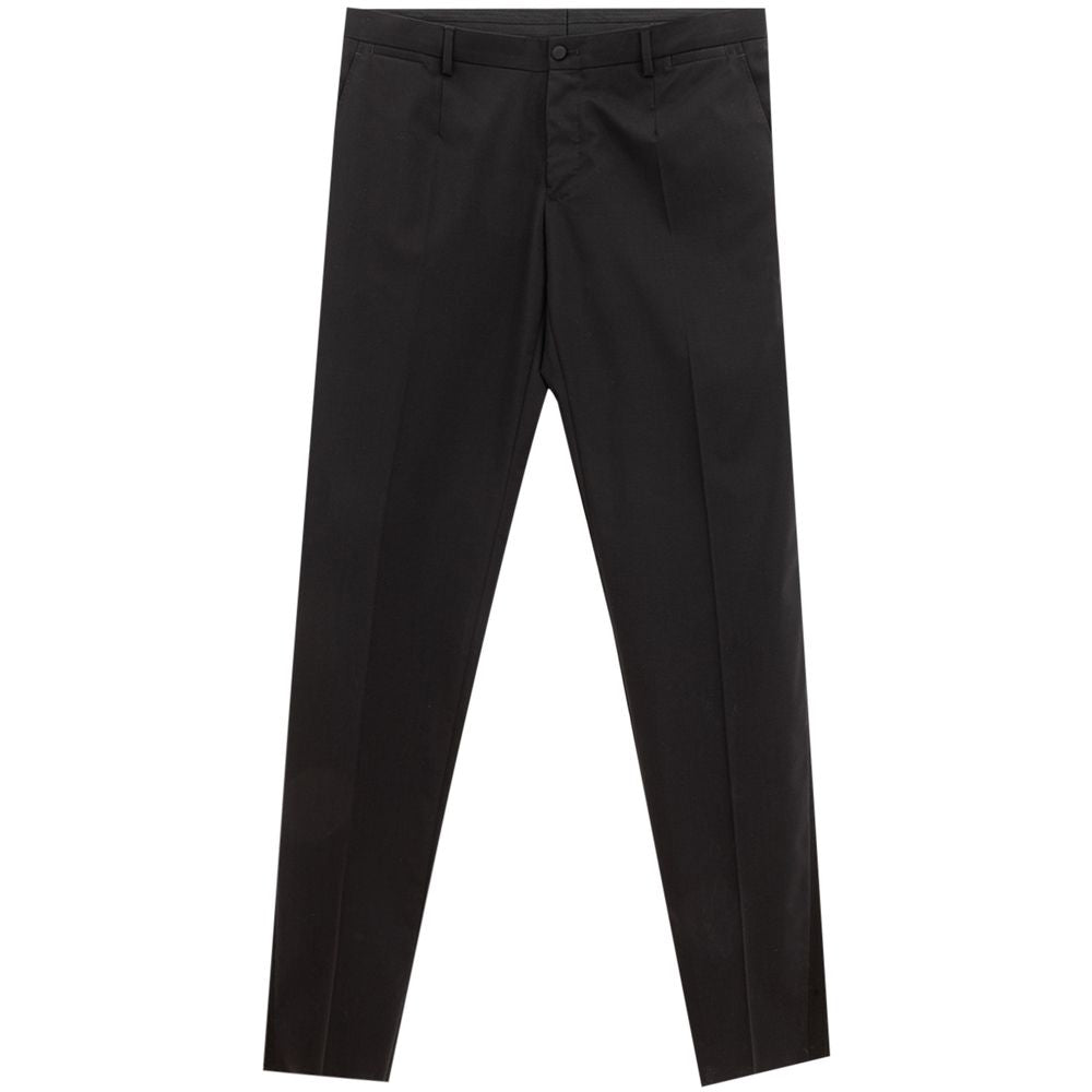 Black Wool Pant