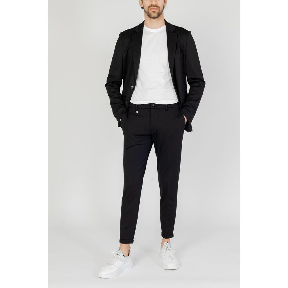 Black Polyester Blazer