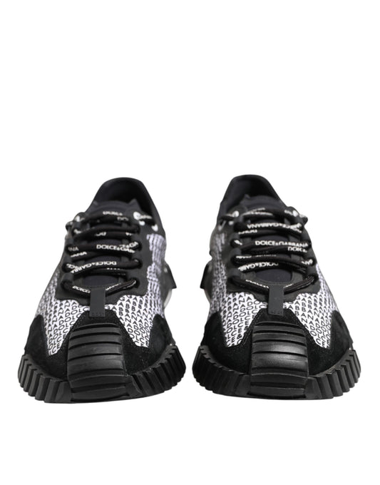 Black Logo Lace Up Low Top NS1 Sneakers Shoes