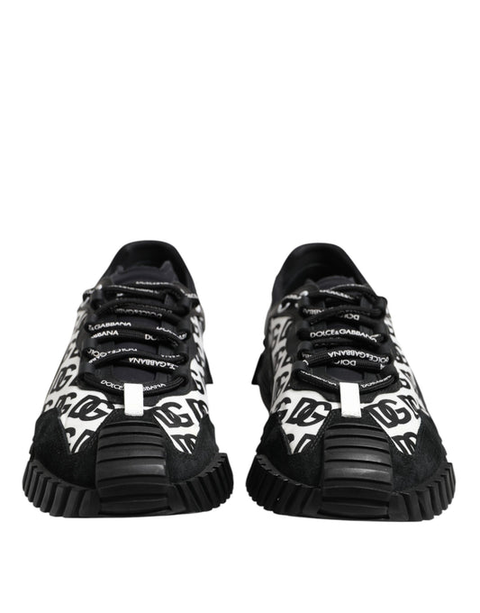 Black Logo Lace Up Low Top NS1 Sneakers Shoes