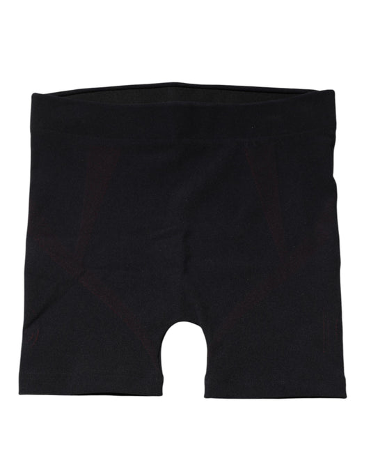 Black Nylon Stretch Boxer Shorts Underwear