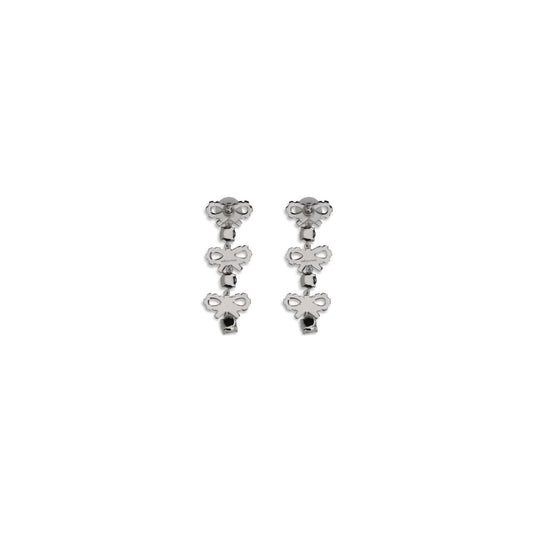 Silver Metal Earrings
