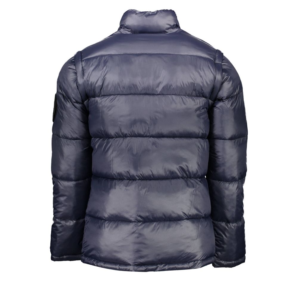 Blue Polyester Jacket