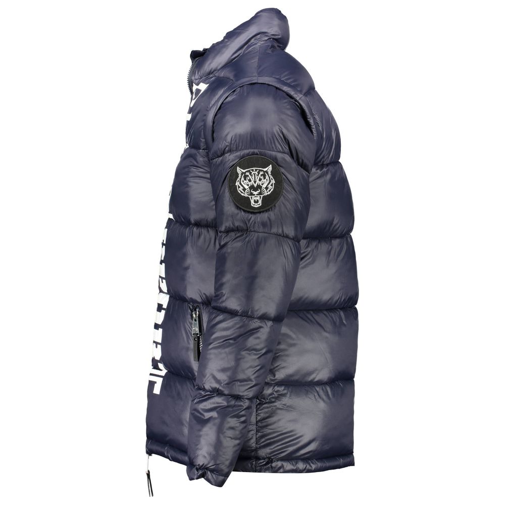 Blue Polyester Jacket