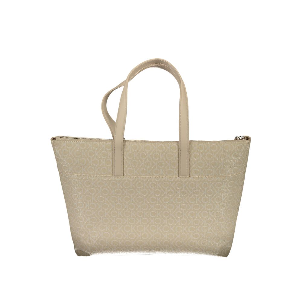 Beige Viscose Women Sweater