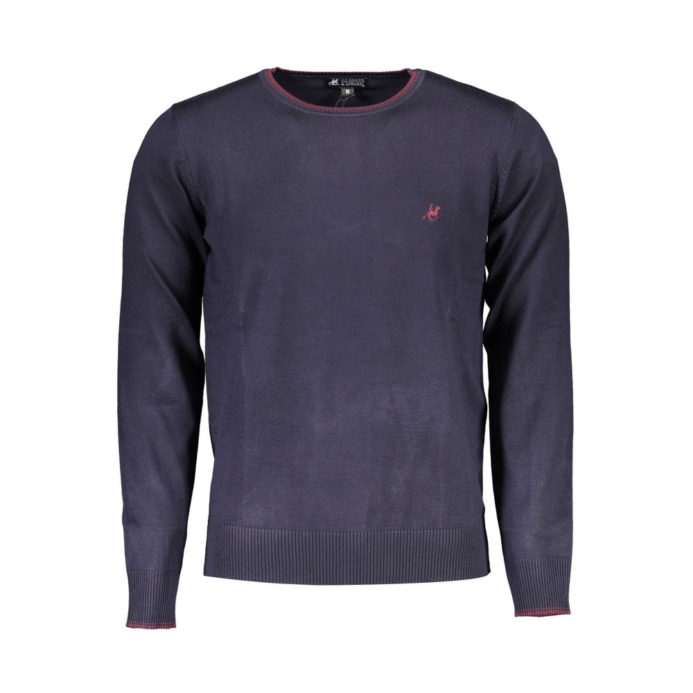 Blue Nylon Sweater