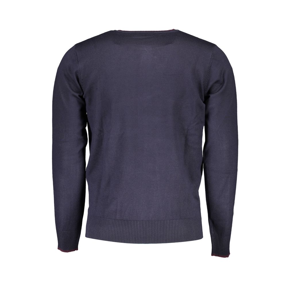 Blue Nylon Sweater