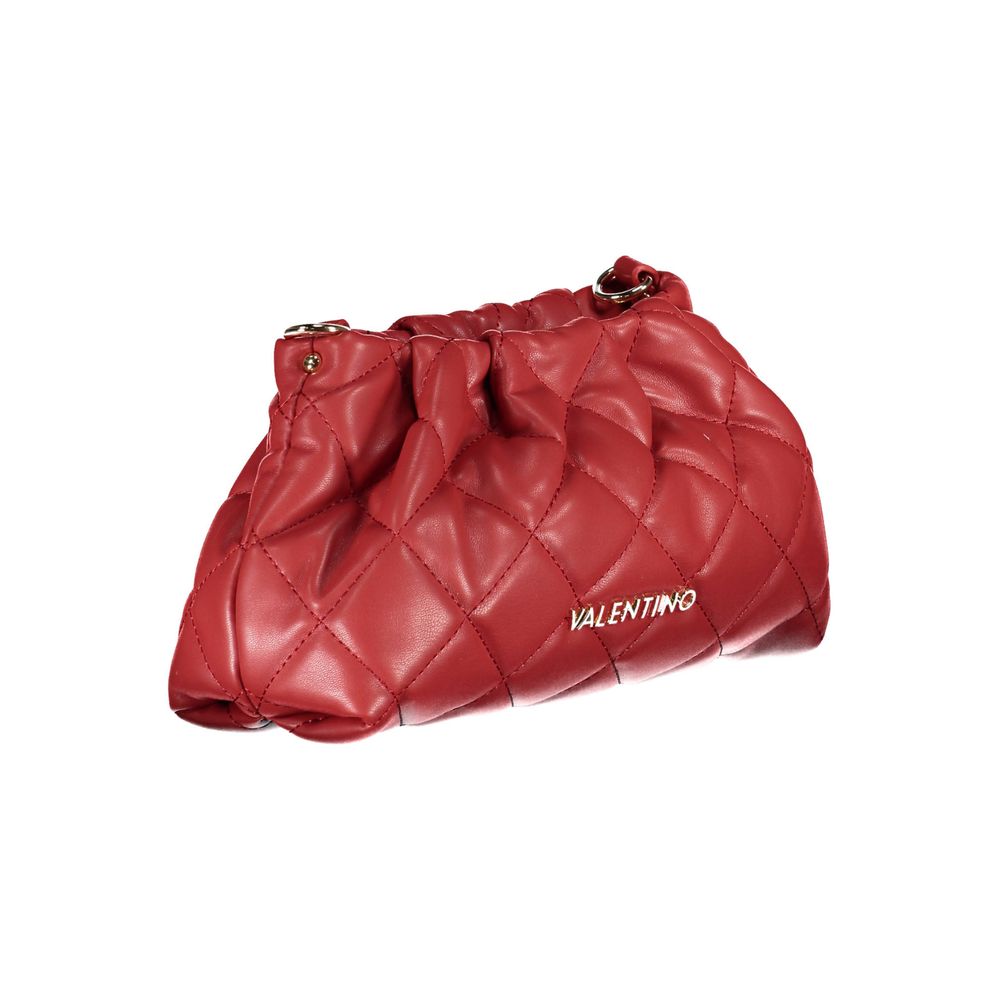 Rosso Polyurethane Women Handbag