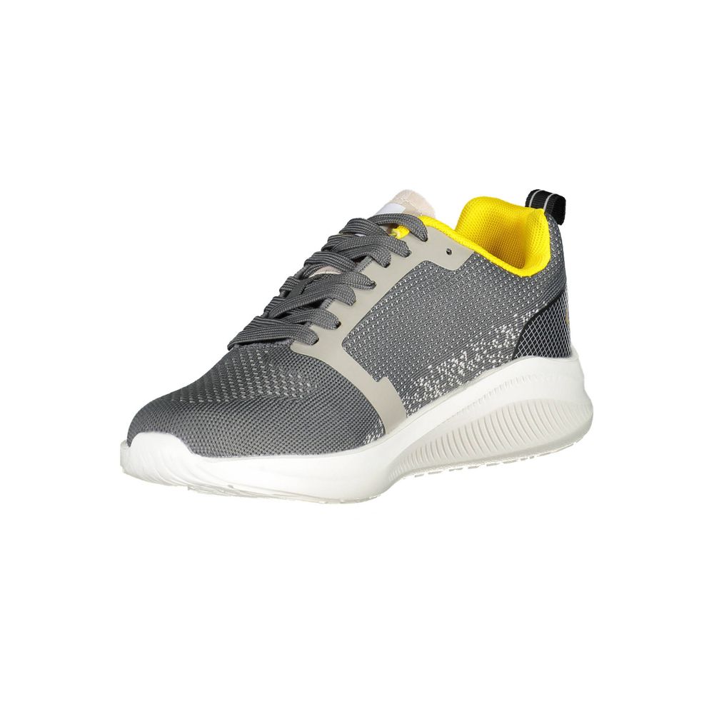 Gray Polyester Sneaker