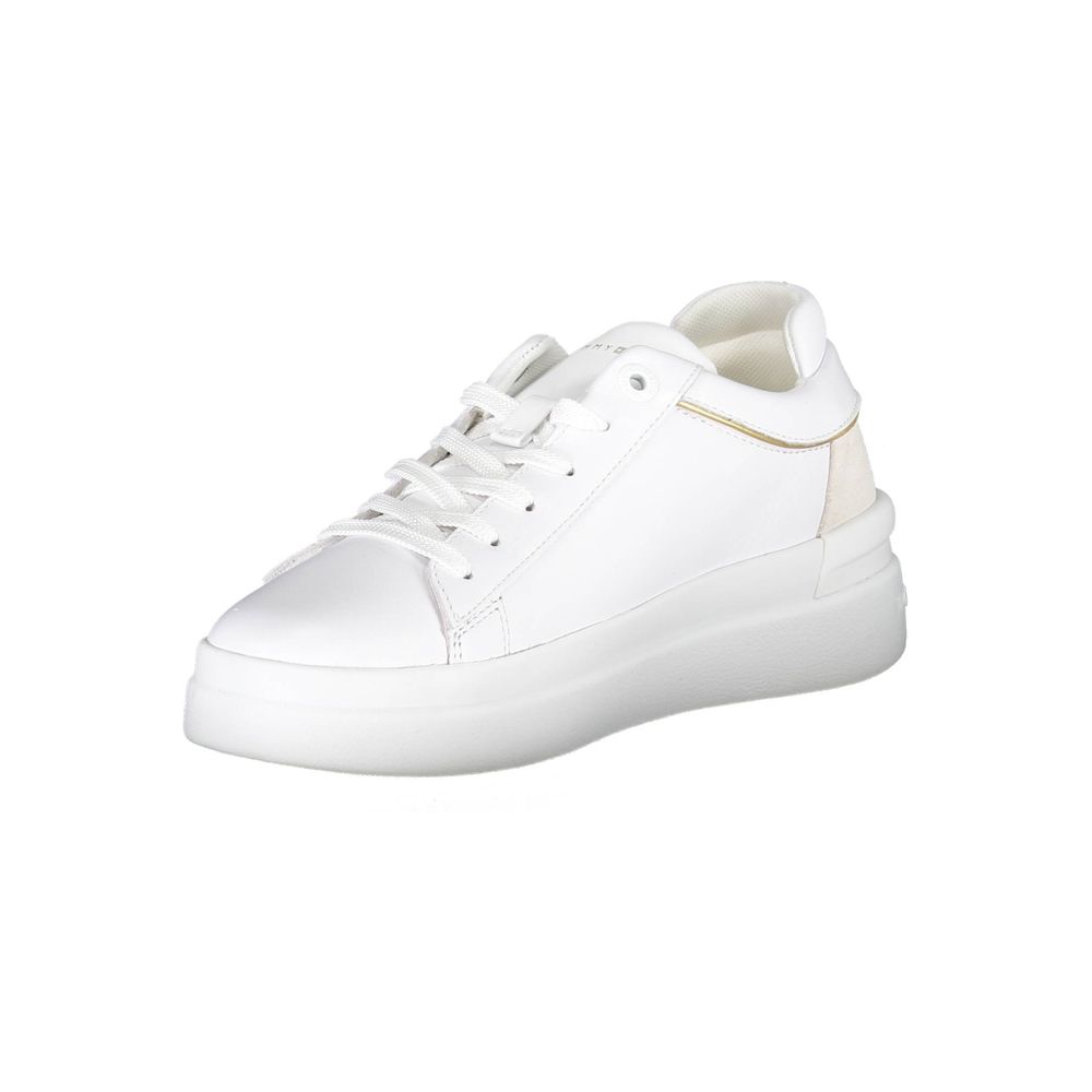 Bianco Polyester Women Sneaker