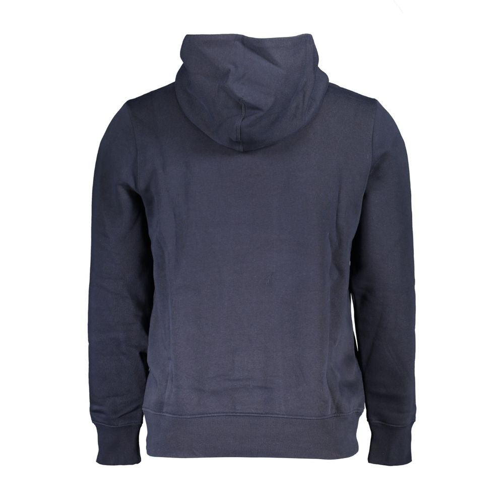 Blue Cotton Men Sweater