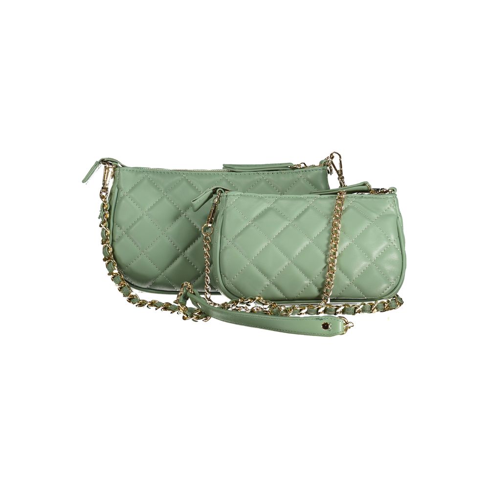 Verde Polyurethane Women's Handbag