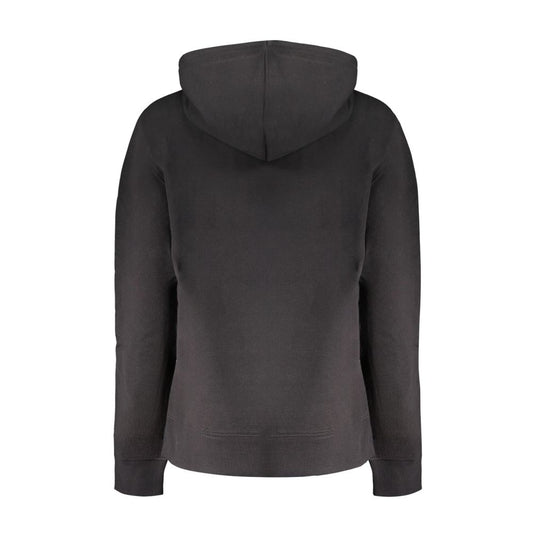 Black Cotton Women's Sweatshirt
