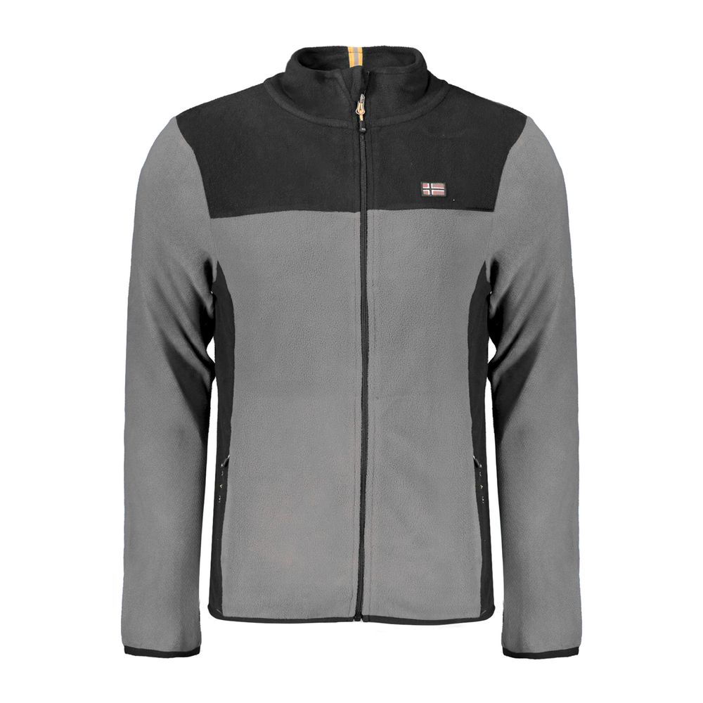 Gray Polyester Sweater