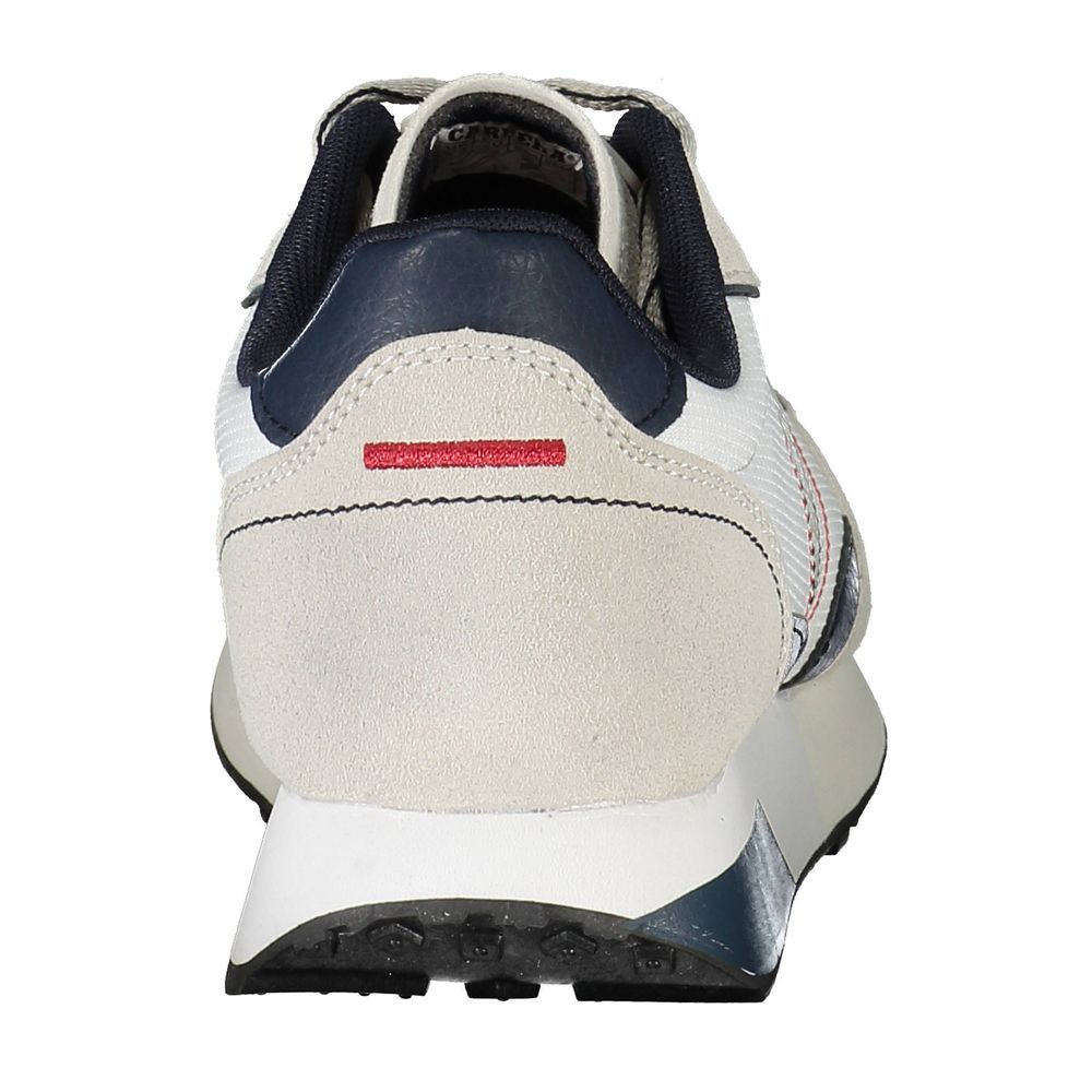 White Polyester Sneaker