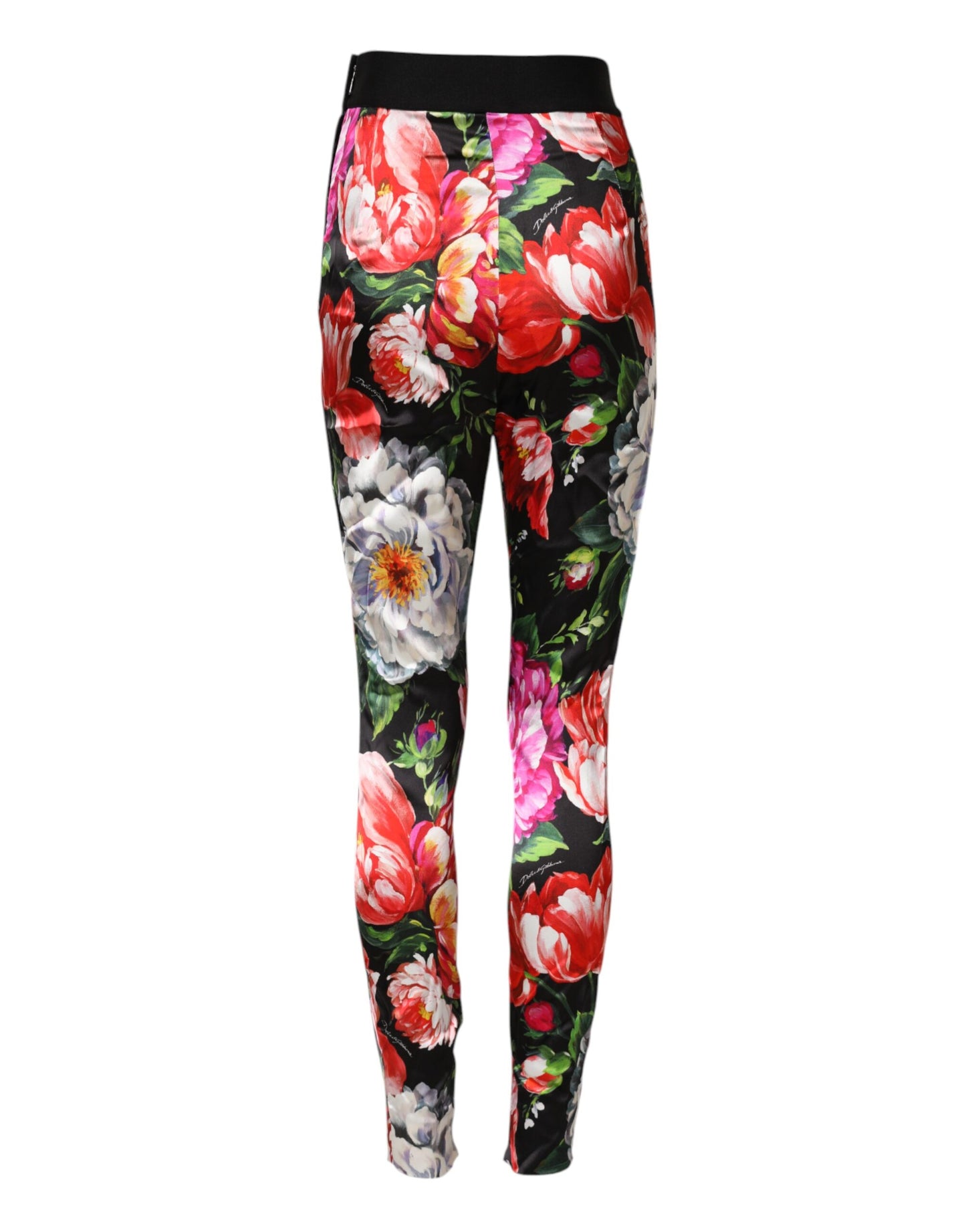 Multicolor Floral Legging Stretch Waist Pants