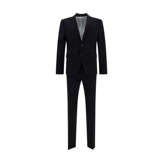 Black Fleece Wool Two-Piece Suit