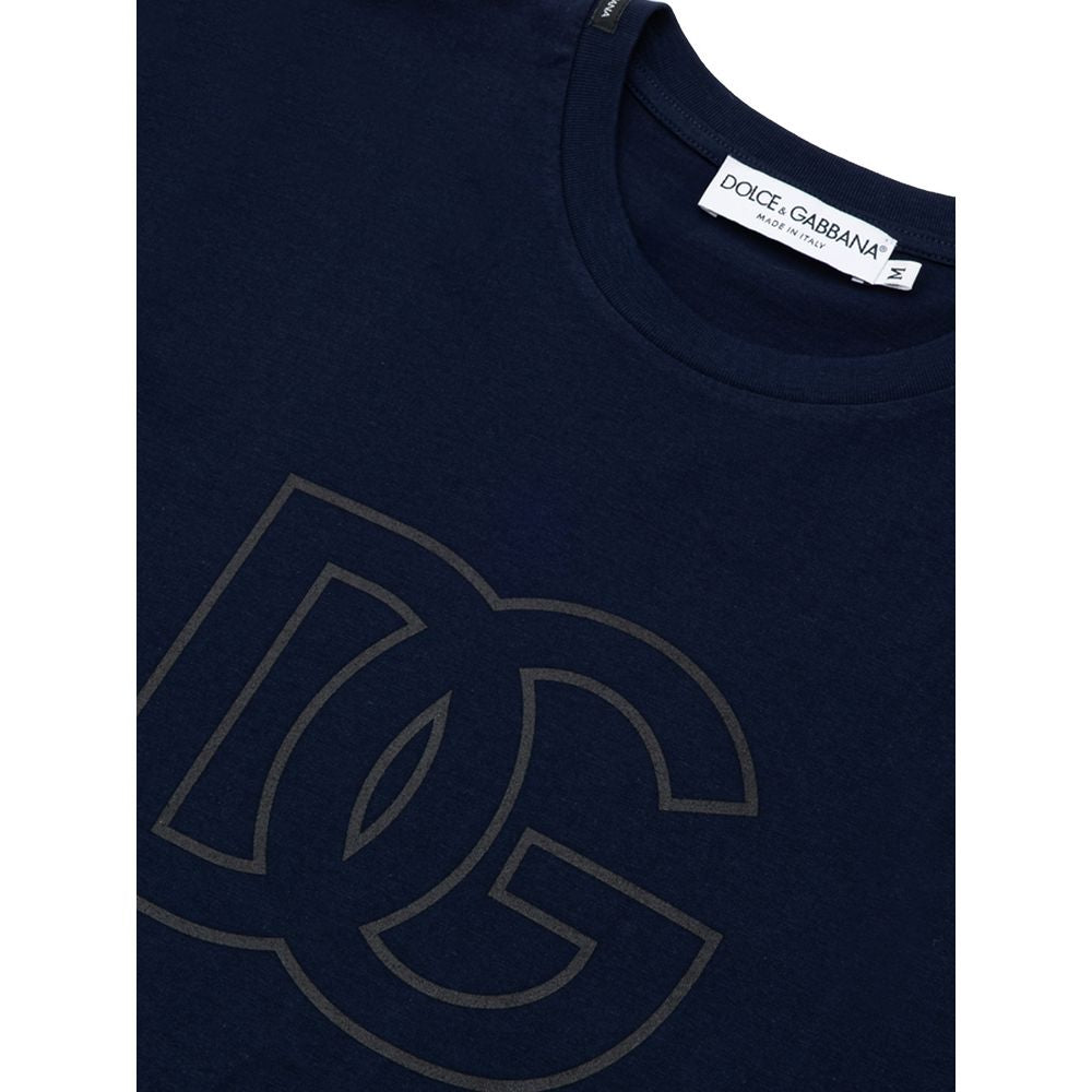 Blue Cotton T-Shirt
