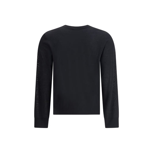 Black Fleece Wool Sweatshirt