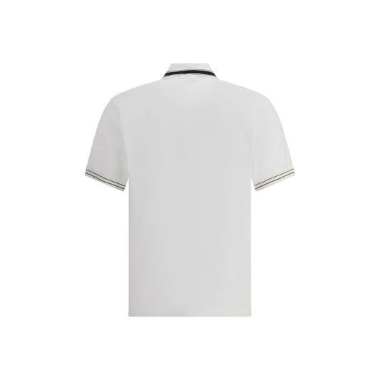 White Cotton Polo Shirt