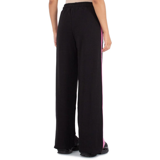 Black Cotton Women Palazzo Pants