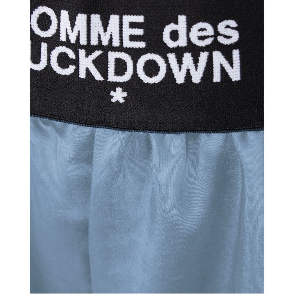 Blue Polyester Short