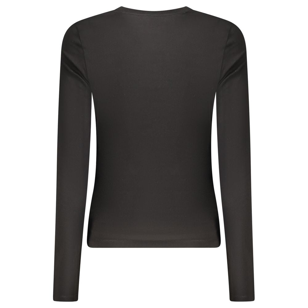 Black Cotton Tops & T-Shirt