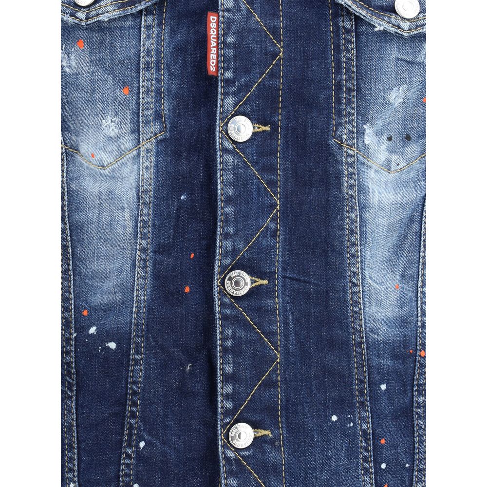 Blue Cotton Denim Jacket