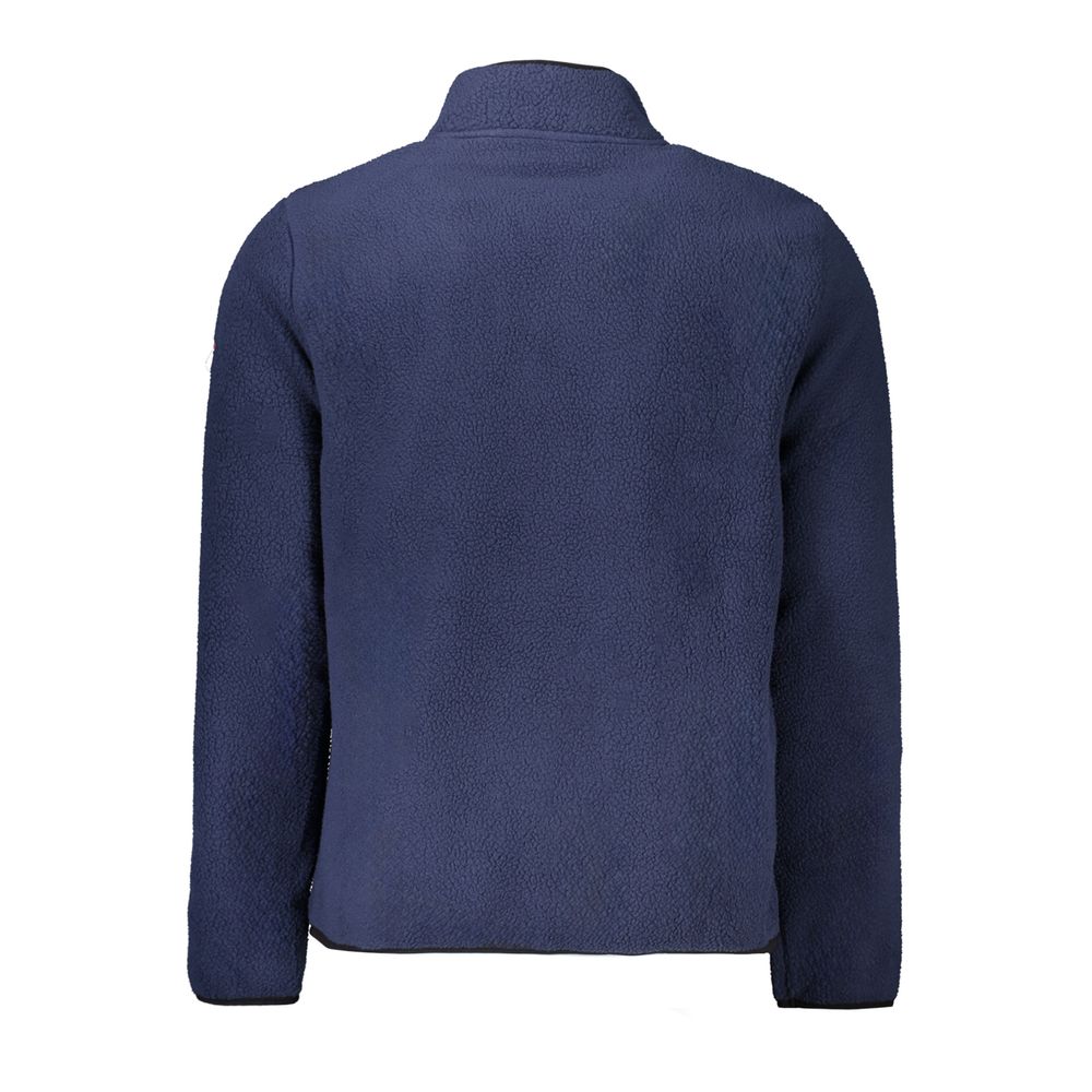 Blue Polyester Men's Sweatshirt
