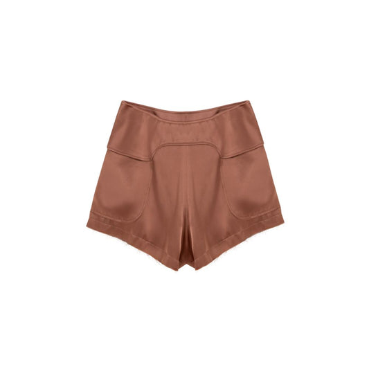 Pink Viscose Shorts