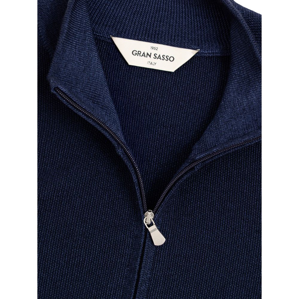 Blue Wool T-Shirt
