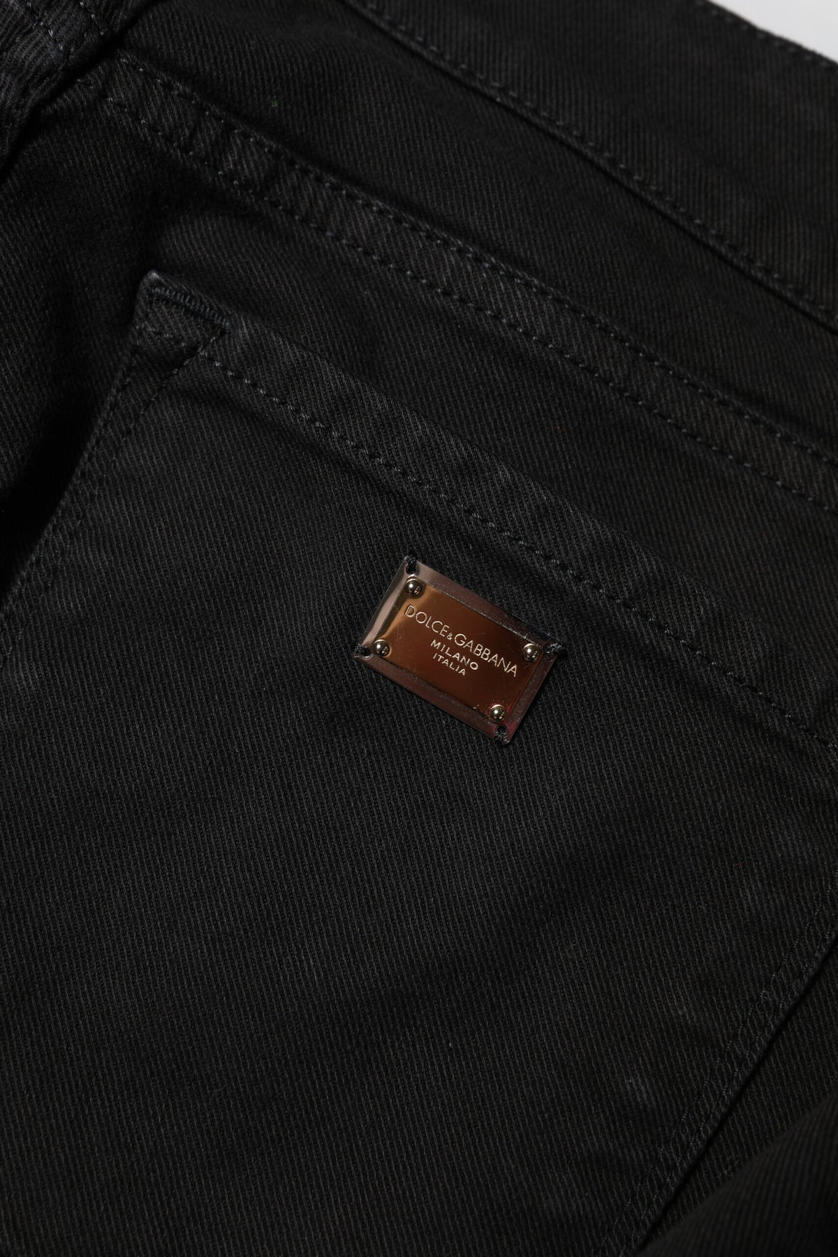 Black Cotton Skinny Mid Waist Denim Jeans