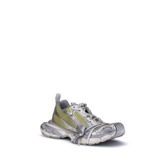 Yellow Polyethylene Athletic Sneakers