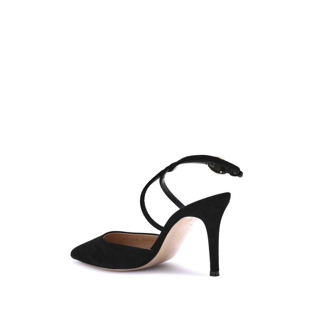 Suede Pums