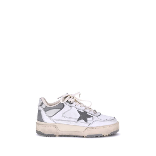 White Rubber Low Top Sneakers